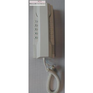 STR 10771 Haustelefon HT2006/5 weiß eingebauter Summer und fünf Funktionstasten