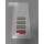 STR 10125WL Türstation TT3 Aufputz mit Softline-AUFPUTZRAHMEN ,2,5 mm starke Frontplatte, aufgesetzte Sprech- und Hörjalousie, 3  Namensschild-Wipptaster, 1 Wipp-Lichttaster Farbe: weiß 9016