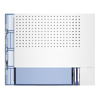 Bticino 351011 Frontblende   1Ruftaste und Lautsprechergitter  Farbe:weiss