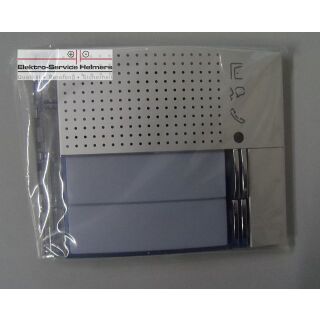 Bticino 351121 Allmetal Lautsprecherabdeckung  mit 2 Ruftaster