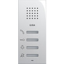 Gira Audio System 106  Türsprechanlagen Set 2 Draht  für 1 Familienhaus  mit auf Putz Aussenstation, 1 Freisprechstation und Steuergerät