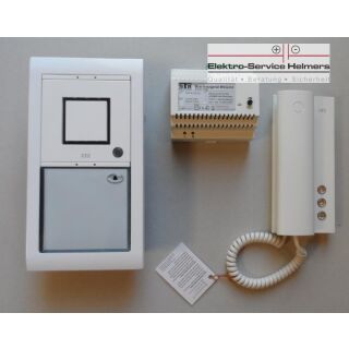 STR Varoflex 2-Draht Qwikbus 1-Fam.Haus AudioTürsprechanlagen Set, Innensprechstelle HT40 und Netzgerät