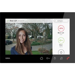 Gira 1209005 Videostation  7 Zoll Farbe: schwarz