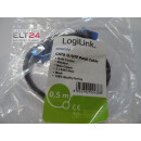 LogiLink CF2023U Patsch Cable CAT6  U/UTP  0,50m